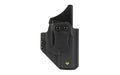 Viridian Weapon Technologies, Viridian Inside Waistband Holster, Fits Taurus G3/G3c/G3X/G2c/G2 PT111 with Green E Series Laser, Right Hand, Black, Kydex
