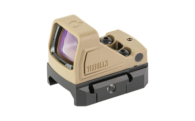 Viridian Weapon Technologies, RFX 11, Red Dot, 3 MOA Micro Green Dot, 1X16 Objective, Flat Dark Earth, Shield Mounting Pattern, Instant-On