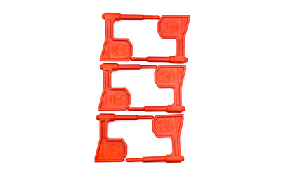 LBE Unlimited, Chamber Flag, For Rifles, Plastic Construction, Orange, Pack of 6