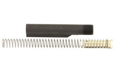LBE Unlimited, Mil-Spec Buffer Tube Kit , Contains Buffer Tube, Castle Nut, Lock Plate, 6 Position, Fits AR-15, Black
