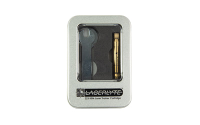LaserLyte, Laser Cartridge Trainer, Bore Sighter, Fits 223 Remington, Red Laser, Brass