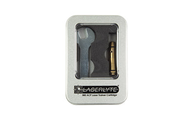 LaserLyte, Laser Cartridge Trainer, Bore Sighter, 380ACP, Red Laser, Brass