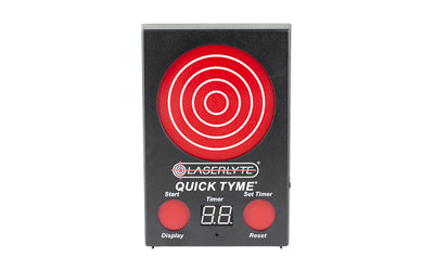 LaserLyte, QuickTyme Target, Compatible with LaserLyte Lasers, 9.5"x6.5", Black and Red