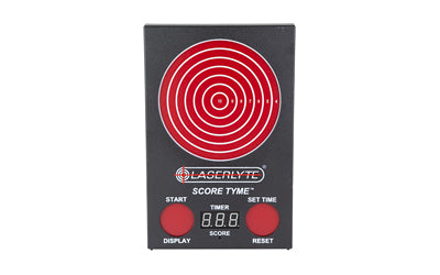 LaserLyte, ScoreTyme Scoring Target, Compatible with LaserLyte Lasers, Black and Red