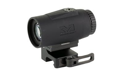 Meprolight, MMX4, Magnifier, 4X Power, 24mm Objective, Flip To Side QD Mount, Fits Picatinny, Black
