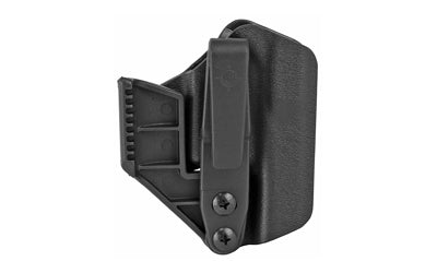 Mission First Tactical, Minimalist, Inside Waistband Holster, Ambidextrous, Fits Glock 42/43/43x/48, Black Kydex, Includes 1.5" Belt Attachment