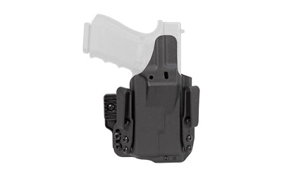 Mission First Tactical, Pro Holster, Inside Waistband Holster, Ambidextrous, Fits Glock 19 with Streamlight TLR 7, Kydex, Includes 1.5" Belt Attachment, Black