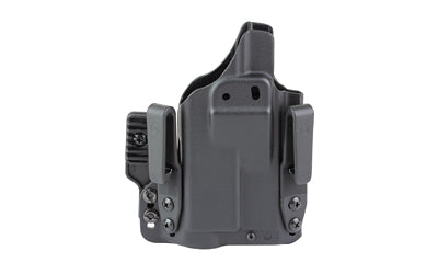Mission First Tactical, Pro Holster, Inside Waistband Holster, Fits Springfield Hellcat PRO with TLR7, Kydex, Black, Ambidextrous, Includes (2) Tuckable 1" Belt Clips and (1) 1" Belt Clip