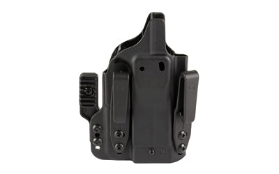 Mission First Tactical, Pro Holster, Inside Waistband Holster, Ambidextrous, Black, For Glock 43X W/Wo Red Dot, H3-GL-1-BR1