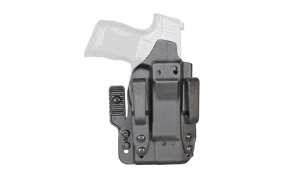 Mission First Tactical, Pro Holster, Inside Waistband Holster, Fits Sig P365, Kydex, Black, Ambidextrous, Includes (2) Tuckable 1" Belt Clips and (1) 1" Belt Clip