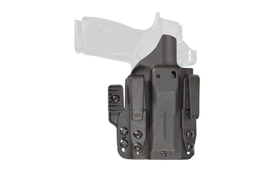 Mission First Tactical, Pro Holster, Inside Waistband Holster, Fits Sig P365 X-Macro, Kydex, Black, Ambidextrous, Includes (2) Tuckable 1" Belt Clips and (1) 1" Belt Clip