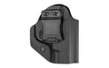 Mission First Tactical, Inside Waistband Holster, Ambidextrous, Fits Smith & Wesson M&P SHIELD, Kydex, Includes 1.5" Belt Attachment, Black Finish