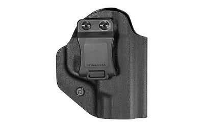 Mission First Tactical, Inside Waistband Holster, Ambidextrous, Fits Smith & Wesson M&P SHIELD, Kydex, Includes 1.5" Belt Attachment, Black Finish