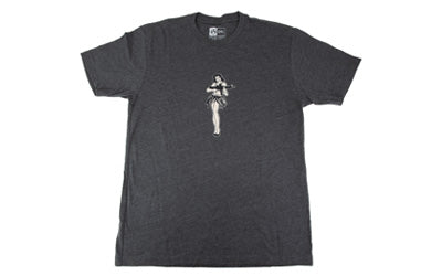 Magpul Industries, Hula Girl, T-Shirt, 2X Large, Cotton Polyester Blend, Charcoal