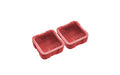 Magpul Industries, DAKA Bins, 2x2, Compatible with DAKA GRID Organizer Panels, Polymer-Infused Reinforced Textile Construction, Red, 3.2"x3.2"x1.3" Internal, .7 lbs, Includes (2)-2x2 Bins