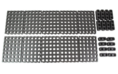 Magpul Industries, DAKA, Grid Case Organizer, Expanded Polypropylene Foam Construction, Includes (10)-GRID Panels, (8)-Triple Blocks, (8)-Double Blocks, (4)-DAKA Gear Straps, and (8)-Adhesive Gap Shims, Black, 2.9 lbs