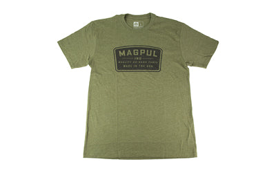 Magpul Industries, Go Bang Parts Patch, T-Shirt, Large, Cotton Polyester Blend, Olive Drab Green
