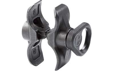 Magpul Industries, Forward Sling Mount, Fits Remington 870 & Mossberg 500/590/Maverick Shotguns with Extended Mag Tube, Melonite Treated Steel, Black