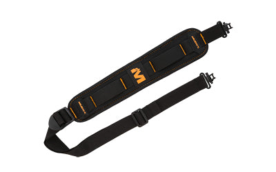 Muddy, Overlander Flexible Comfort Sling, Adjustable Length, Black and Orange, Includes QD Swivels