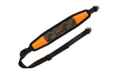 Muddy, Trail Blazer Lightweight Sling, Adjustable Length, Black and Mossy Oak Bottomland, Includes QD Swivels