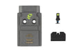 Night Fision, Optic Plate + Backup Sight Combo, Yellow Front Night Sight with Black Rear, Holosun 509T Optic Plate, Fits Full Size Glock MOS