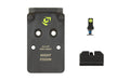 Night Fision, Optic Plate + Backup Sight Combo, Yellow Front Night Sight with Black Rear, RMR/507C Optic Plate, Fits Full Size Glock MOS