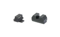 Night Fision, Optics Ready Stealth Series Sights, Black Front and Rear Sight, Fits Sig P365 with P-Series Dovetail, .240"-.238" Blade Height, Square Notch Rear Sight, Nitride Finish, Black