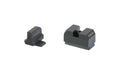 Night Fision, Optics Ready Stealth Series Sights, Black Front and Rear Sight, Fits Sig P320 with P-Series Dovetail, .315"-.302" Blade Height, Square Notch Rear Sight, Nitride Finish, Black