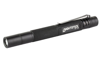 Nightstick, MT-100, Mini-Tac Flashlight, 130 Lumens,484 Candela, Black, 1.5 Hours of Runtime, IP-X4 Water-Resistant