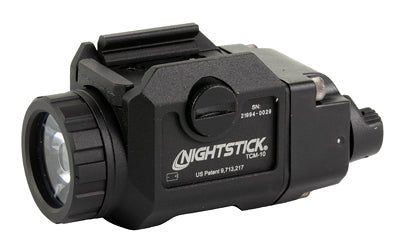 Nightstick, TCM-30, Tactical Weapon-Mounted Light, 650 Lumens, 2 Hour Run Time, IP-X7 Waterproof, Matte Finish, Black