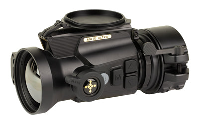 NOCPIX, MATE Ultra S60R, Thermal Clip-On, 1X Magnification, 60mm Objective Lens, Matte Finish, Black, Integrated Laser Range Finder, Includes (4)-Rechargeable Batteries