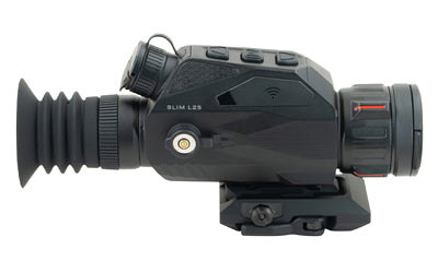 NOCPIX, Slim L25, Thermal Imaging Sight, 25mm Objective, 2.5X Magnification, 384x288 Resolution, 50Hz Frame Rate, Multiple Reticles, Black, Includes Quick-Release Dual-Throw Mount