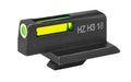 Hi-Viz, LiteWave H3 Tritium Night Sight, Fits Ruger GP100, Green Front w/White Front Ring, Front Only