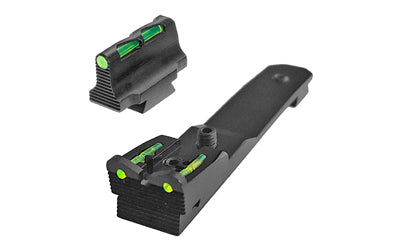 Hi-Viz, Sight Set, Fiber Optic Sights, Fits Henry H009/H009AW, Fixed Sights, Green Rear, Green, Red, and White LightPipes for Front