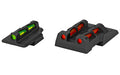 Hi-Viz, Interchangeable Front and Rear Sight Set for Ruger Security 9. Front sight includes Green, Red and Black replaceable LitePipes