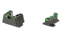 Hi-Viz, Co-Witness, Fits Sig P320/P365, Green/Red/White Front Lite Pipes with Green/Red/Black Rear