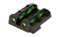 Hi-Viz, Litewave, For Taurus G3/GX4, Red/Green/White Replaceable Lite Pipes, Rear Only