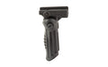 NcSTAR, Folding Vertical Grip, Compatible with 1913 Picatinny Rails, Matte Finish, Black