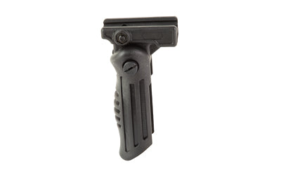 NcSTAR, Folding Vertical Grip, Compatible with 1913 Picatinny Rails, Matte Finish, Black