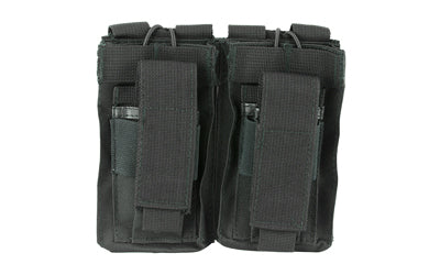 NcSTAR, Double AR Magazine Pouch, Nylon, Black, MOLLE Straps for Attachment, Fits Two AR Style Magazines