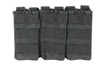 NcSTAR, Triple AR Magazine Pouch, Nylon, Black, MOLLE Straps for Attachment, Fits Three AR Style Magazines