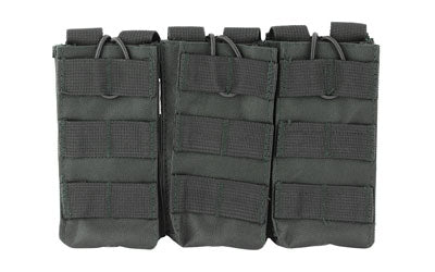NcSTAR, Triple AR Magazine Pouch, Nylon, Black, MOLLE Straps for Attachment, Fits Three AR Style Magazines
