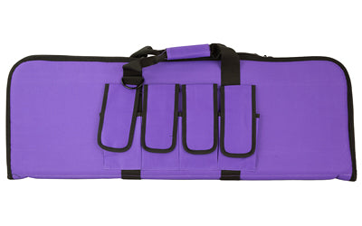 NcSTAR, Carbine Case, Purple, 36"x13", 4 External Magazine Pouches, PVC Construction