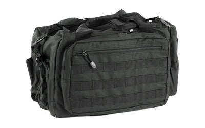 NcSTAR, Competition Range Bag, Nylon, Black, Exterior PALS/ MOLLE Webbing, Includes Shoulder Strap & Brass Bag