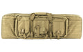 NcSTAR, Double Carbine Case, 42" Rifle Case, Nylon, Tan, Exterior PALS Webbing, Interior Padded with Thick Foam, Accommodates two Rifles