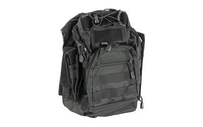 NcSTAR, First Responder Utility Bag, Nylon, Black, MOLLE / PALS Webbing, Rear Concealed Carry Pocket, Shoulder Strap