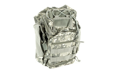 NcSTAR, First Responder Utility Bag, Nylon, Gray Digital Camo, MOLLE / PALS Webbing, Rear Concealed Carry Pocket, Shoulder Strap