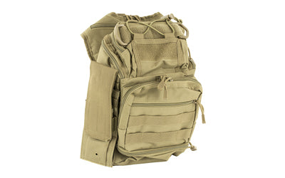 NcSTAR, First Responder Utility Bag, Nylon, Tan, MOLLE / PALS Webbing, Rear Concealed Carry Pocket, Shoulder Strap