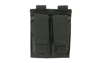 NcSTAR, Double Pistol Magazine Pouch, Nylon, Black, MOLLE Straps for Attachment, Fits Two Standard Capacity Double Stack Magazines