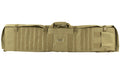 NcSTAR, Rifle Case Shooting Mat, 48" Rifle Case, Unfolds to 66" Shooter's Mat, Nylon, Tan, Exterior PALS Webbing, Includes Backpack Shoulder Straps